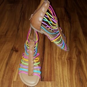 Rainbow sandals